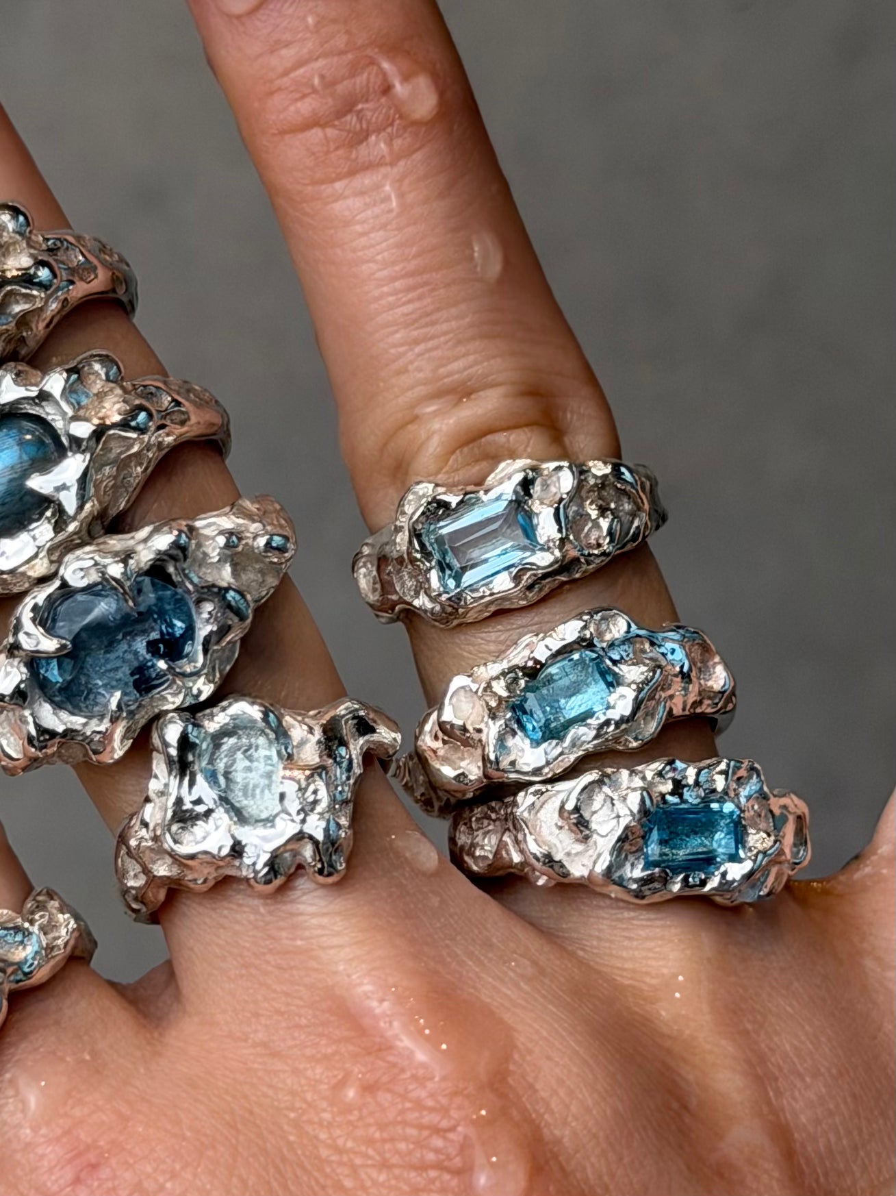 PIEDRA RING (Blue)