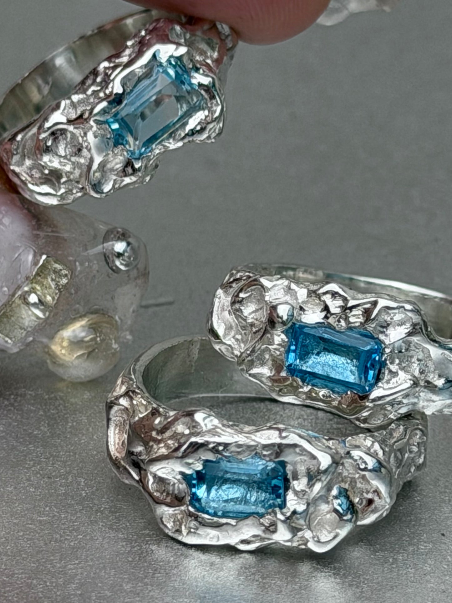 PIEDRA RING (Blue)